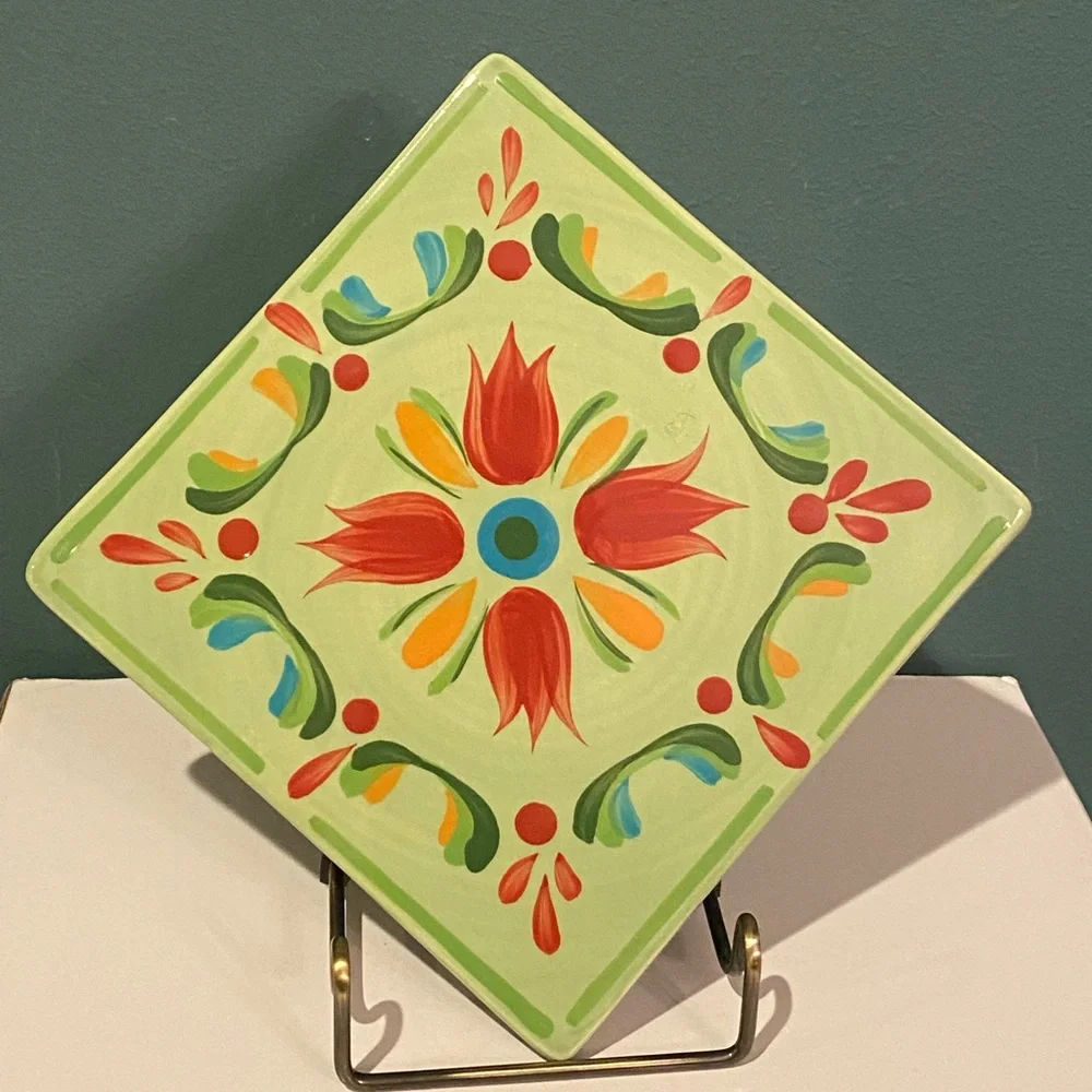 Southern Living at Home Provence Trivet Design Hand Painted